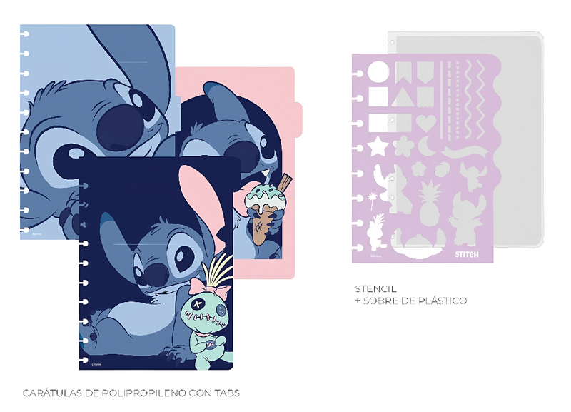 Cuaderno de Discos A5 Stitch