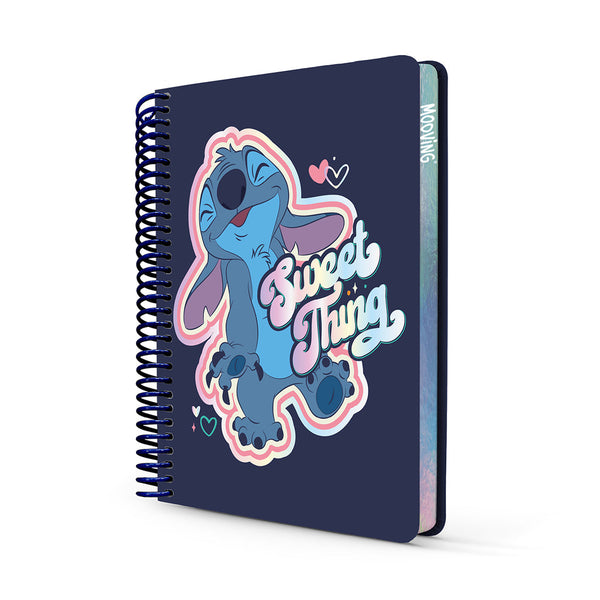 Cuaderno 1/2 oficio Stitch