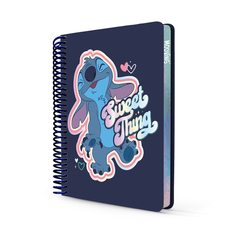 Cuaderno 1/2 oficio Stitch