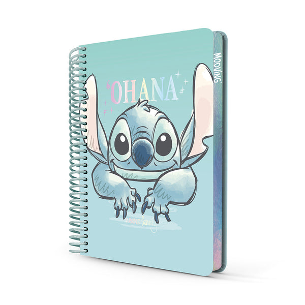 Cuaderno 1/2 oficio Stitch
