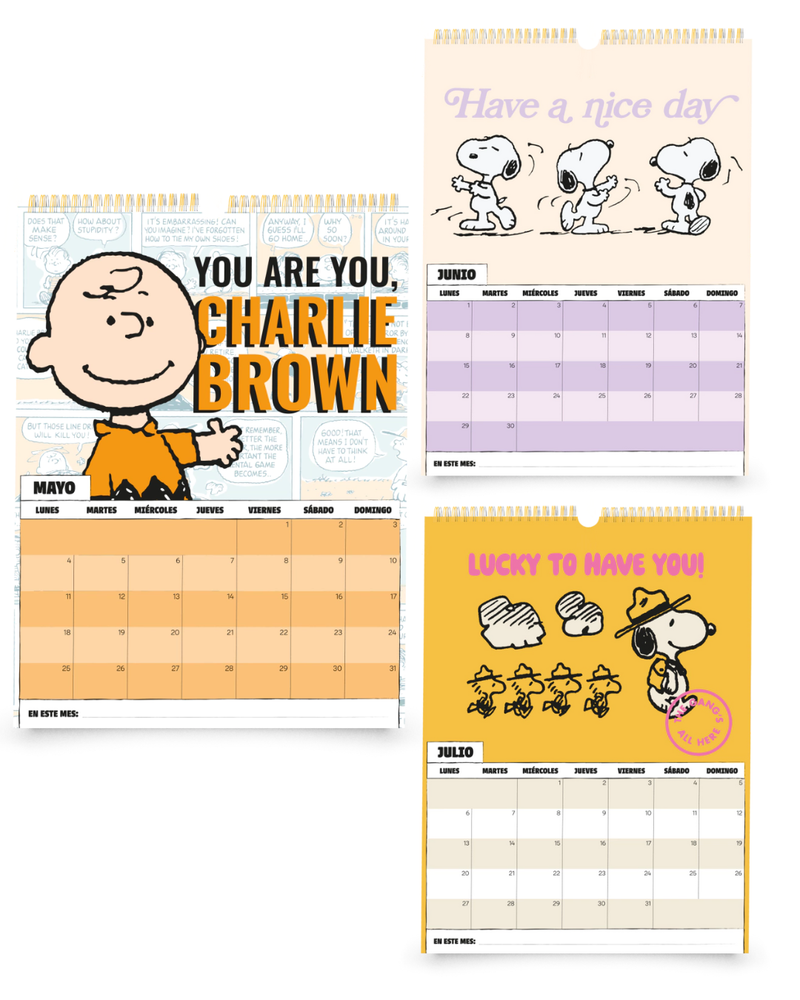 Calendario 2026 Snoopy