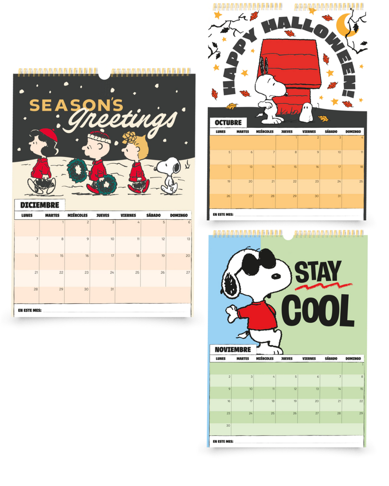 Calendario 2026 Snoopy