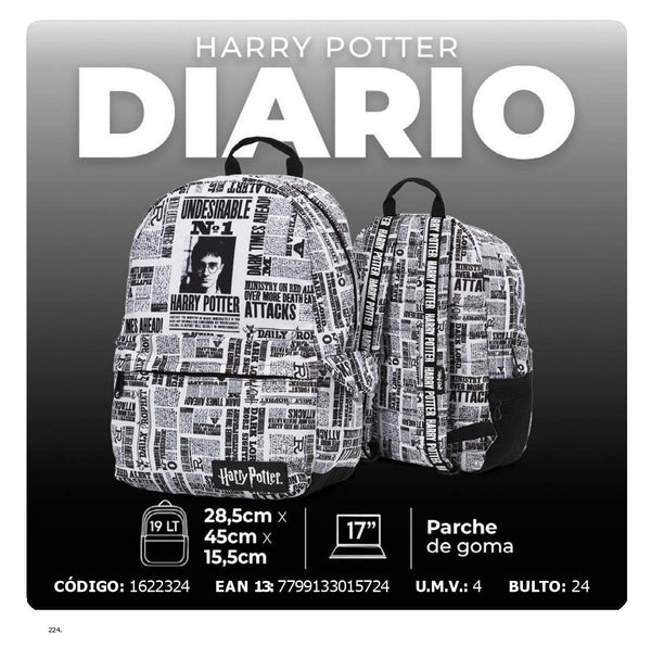 Mochila Harry Potter Diario Oficio