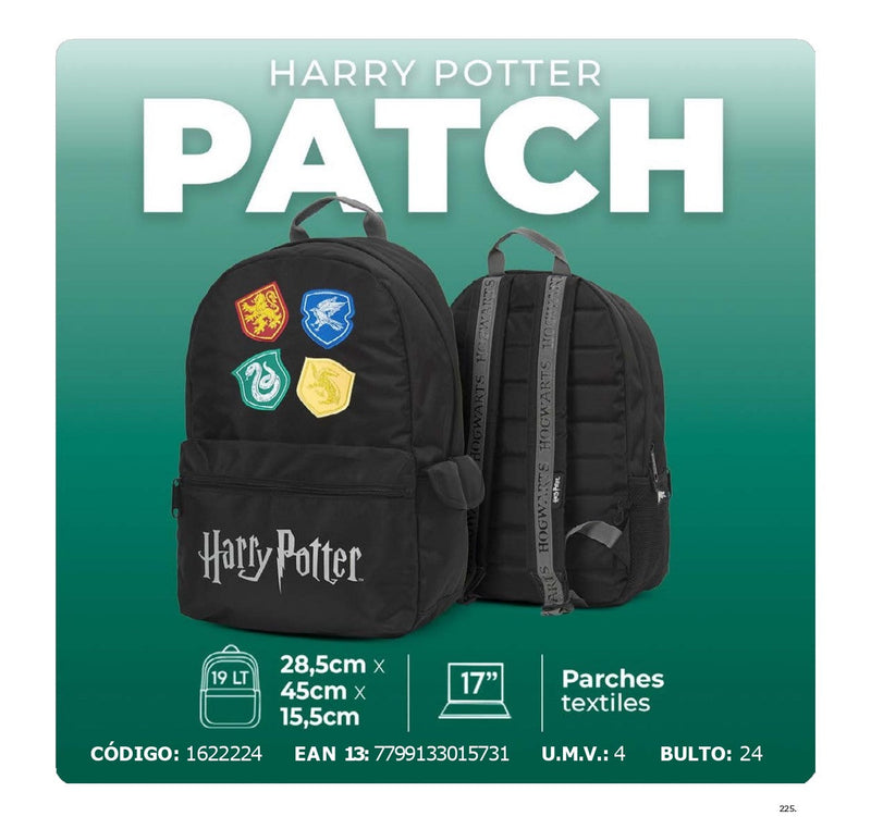 Mochila Harry Potter Patch Oficio