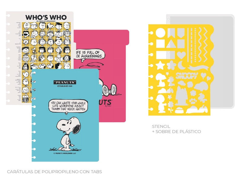 Cuaderno de Discos Carta Snoopy