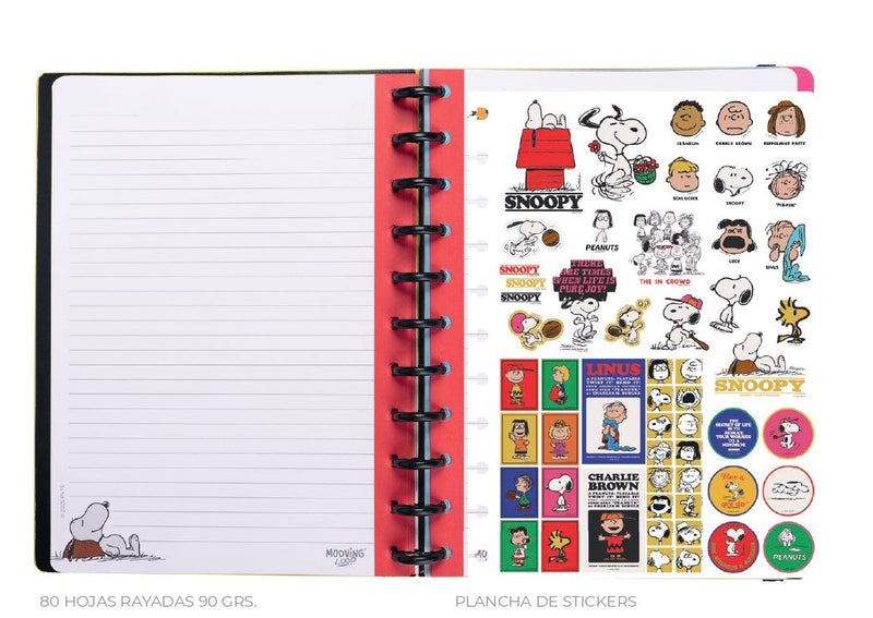 Cuaderno de Discos Carta Snoopy
