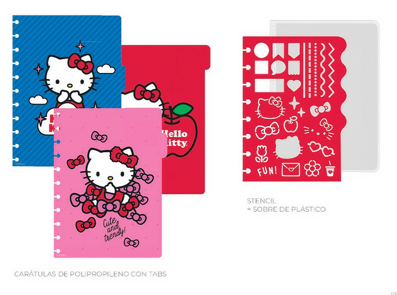 Cuaderno de Discos Carta Hello Kitty