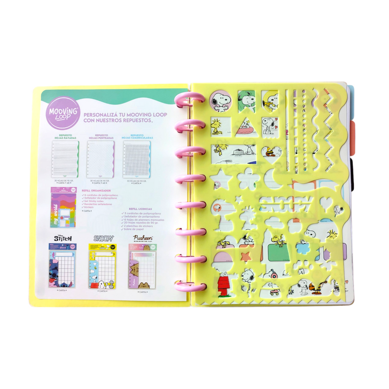 Cuaderno de Discos A5 Snoopy