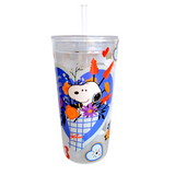 Vaso 600ml con bombilla – Snoopy