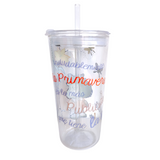 Vaso 600ml con bombilla – Mafalda