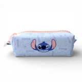 Cartuchera Rectangular Stitch Celeste