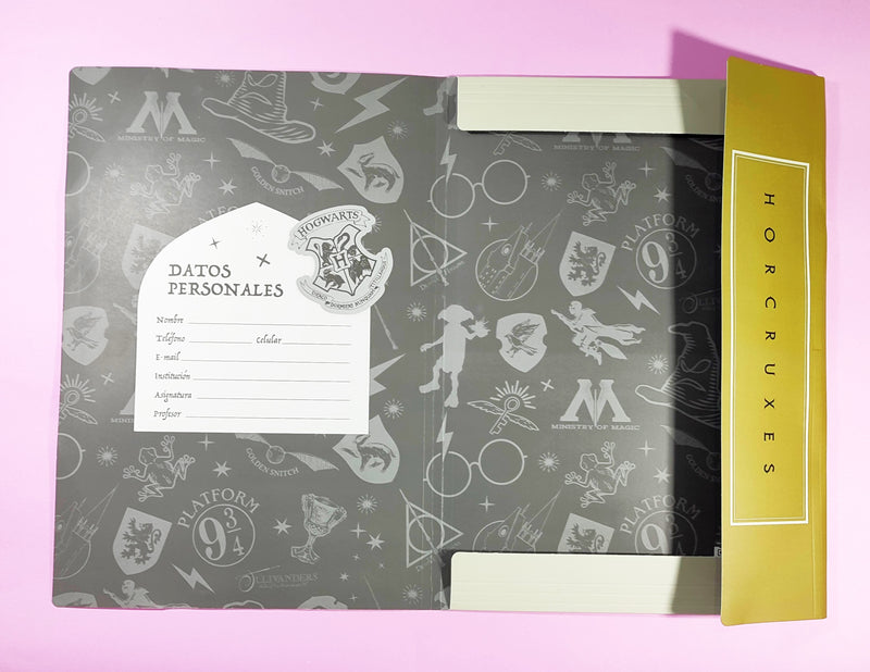 Folder Con Liga Oficio Harry Potter