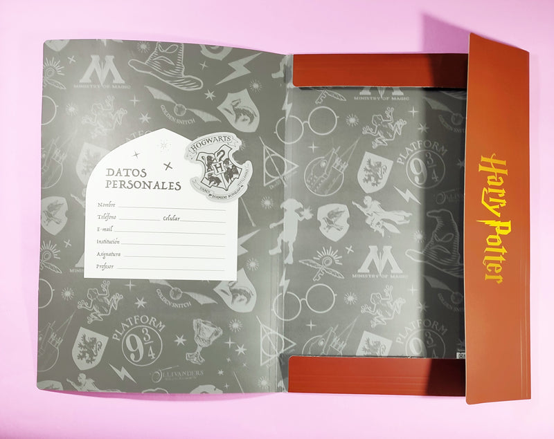 Folder Con Liga Oficio Harry Potter