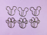 Clip Metalico Setx6 Formas Mickey & Minnie