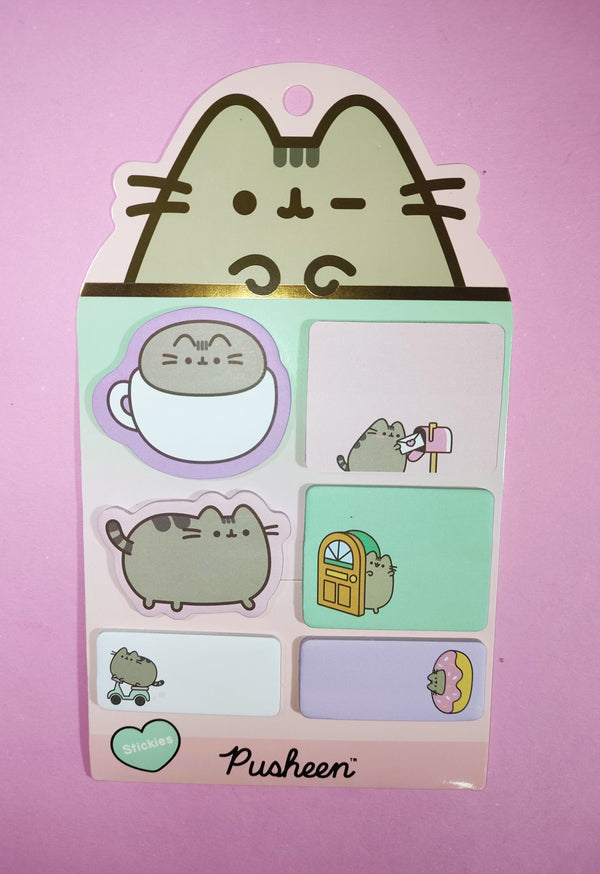 Set De Diferentes Notas Adhesivas Pusheen