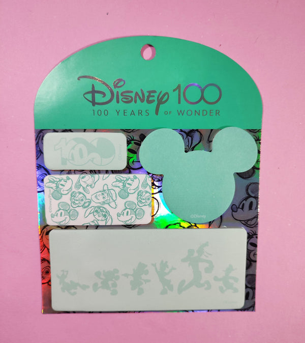 Set De Diferentes Notas Adhesivas Disney 100