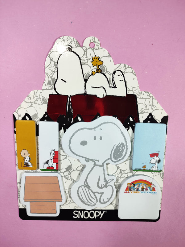 Set De Diferentes Notas Adhesivas Snoopy