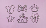 Clip Metalico Setx6 Formas Disney 100 Años