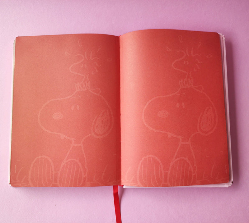 Cuaderno Empastado A5 Snoopy Rayado