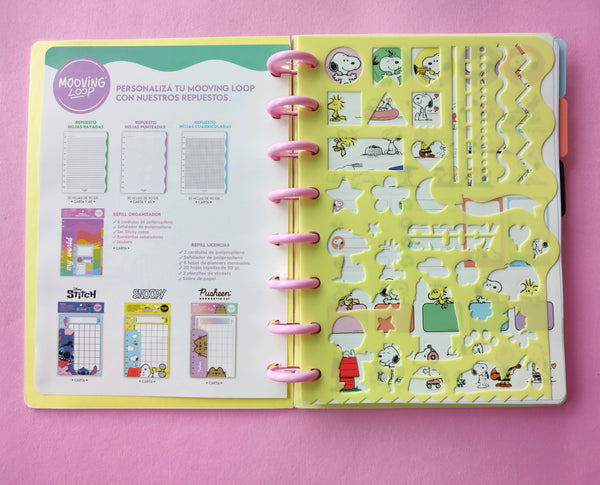 Cuaderno de Discos A5 Snoopy