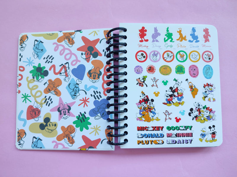 Cuaderno Pocket Mickey y sus amigos