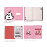 Cuaderno Empastado A5 Snoopy Rayado